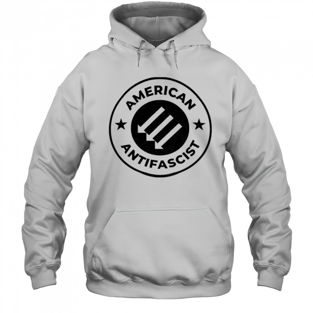 American antifascist three arrows symbol political shirt