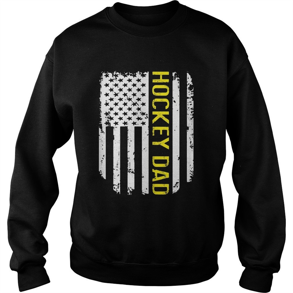 American Flag Proud Hockey Dad shirt