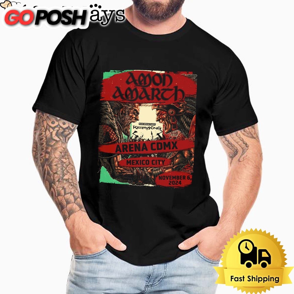 Amon Amarth Vikings Of Mexico The Raid Is Heading Your Way Unisex T-Shirt