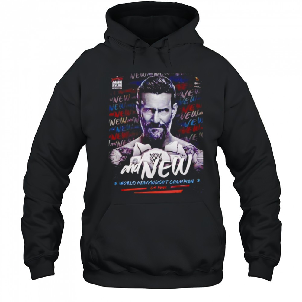 And New World Heavyweight Champion CM Punk shirt