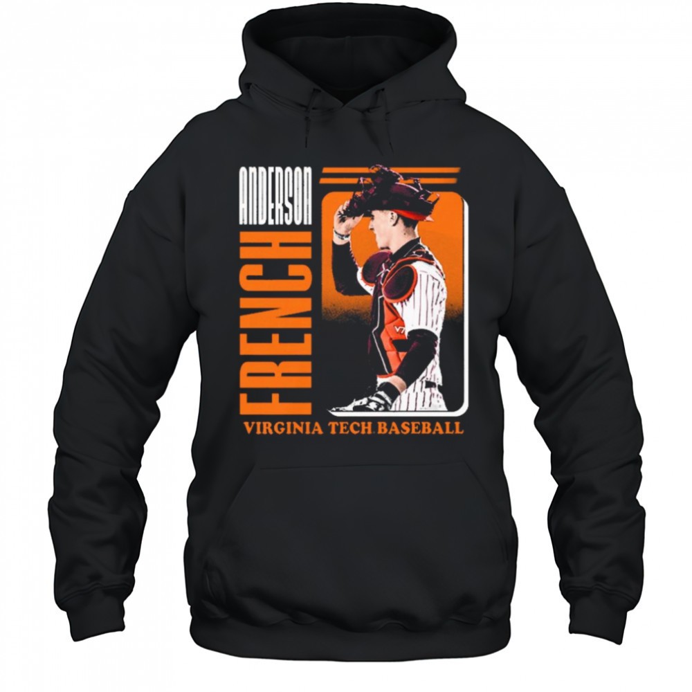 Anderson French Virginia Tech Hokies baseball NCAA Division I 2025 t-shirt