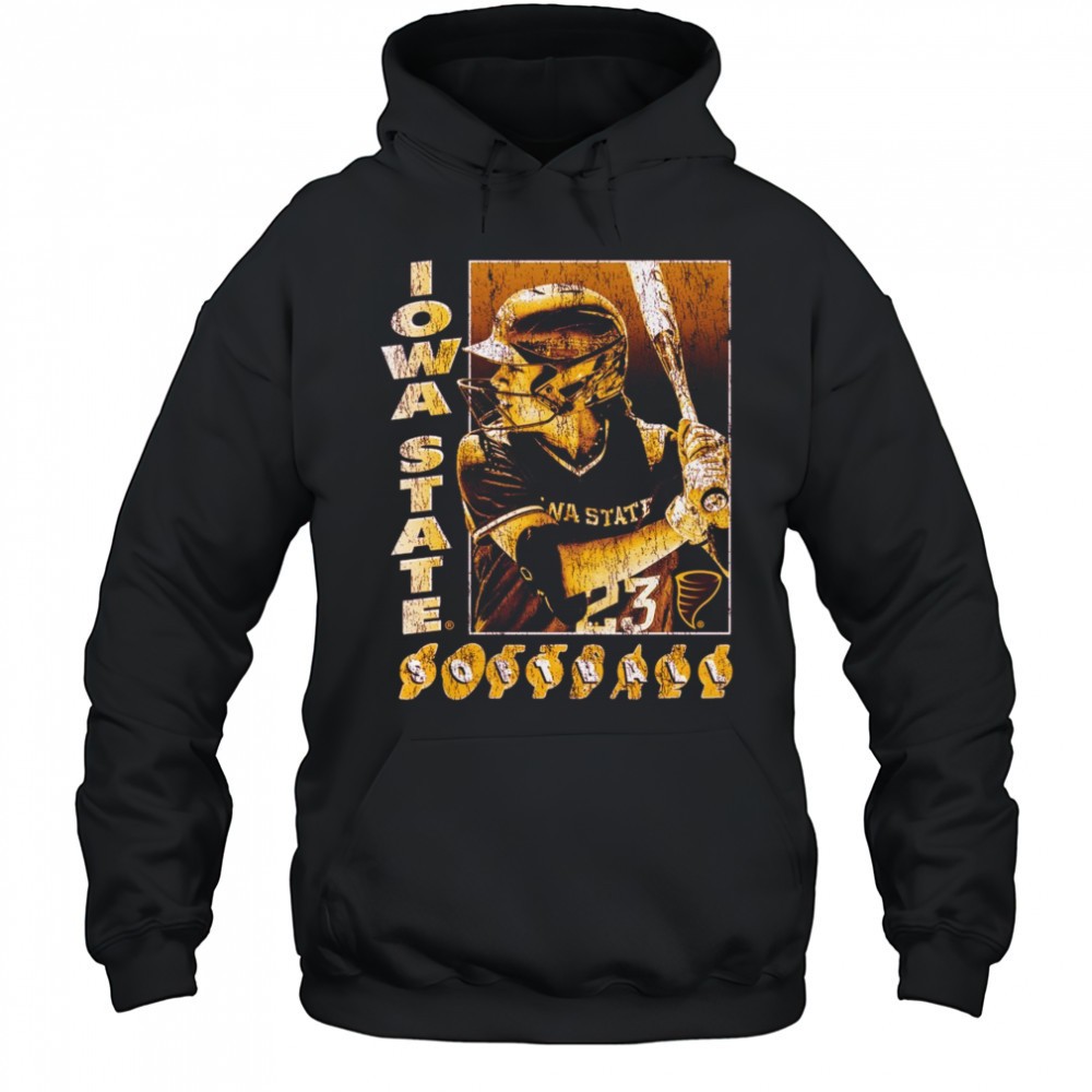 Angelina Allen Iowa State Cyclones Softball NCAA Division I Block Letter Vintage t-shirt