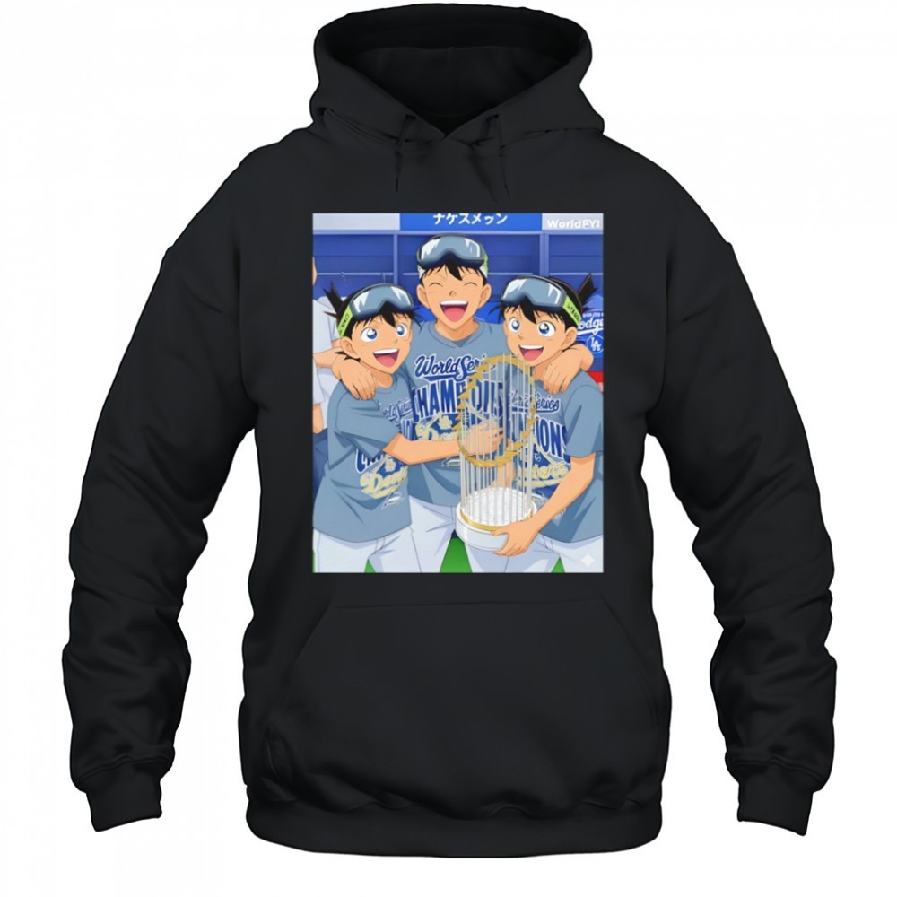 Anime character Los Angeles Dodgers World Series Champions 2025 MLB shirt
