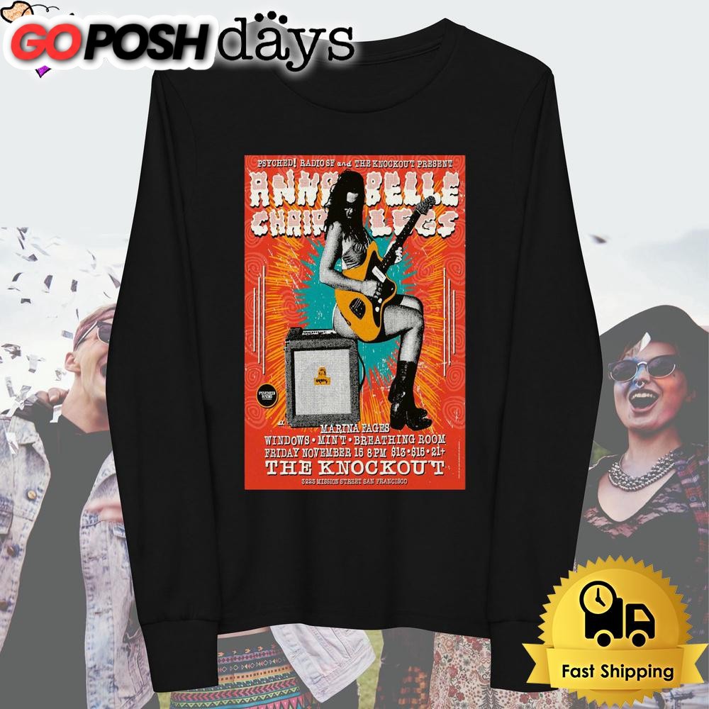 annabelle-chairlegs-live-november-15-2024-san-francisco-ca-t-shirt-dpxt056k Annabelle Chairlegs Live November 15 2024 San Francisco CA T Shirt