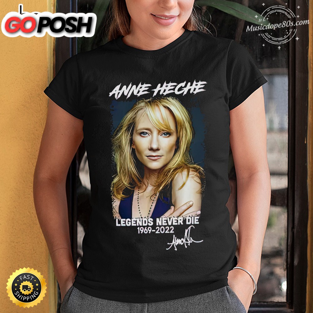 Anne Heche RIP 1969 – 2025 Black Unisex T-Shirt