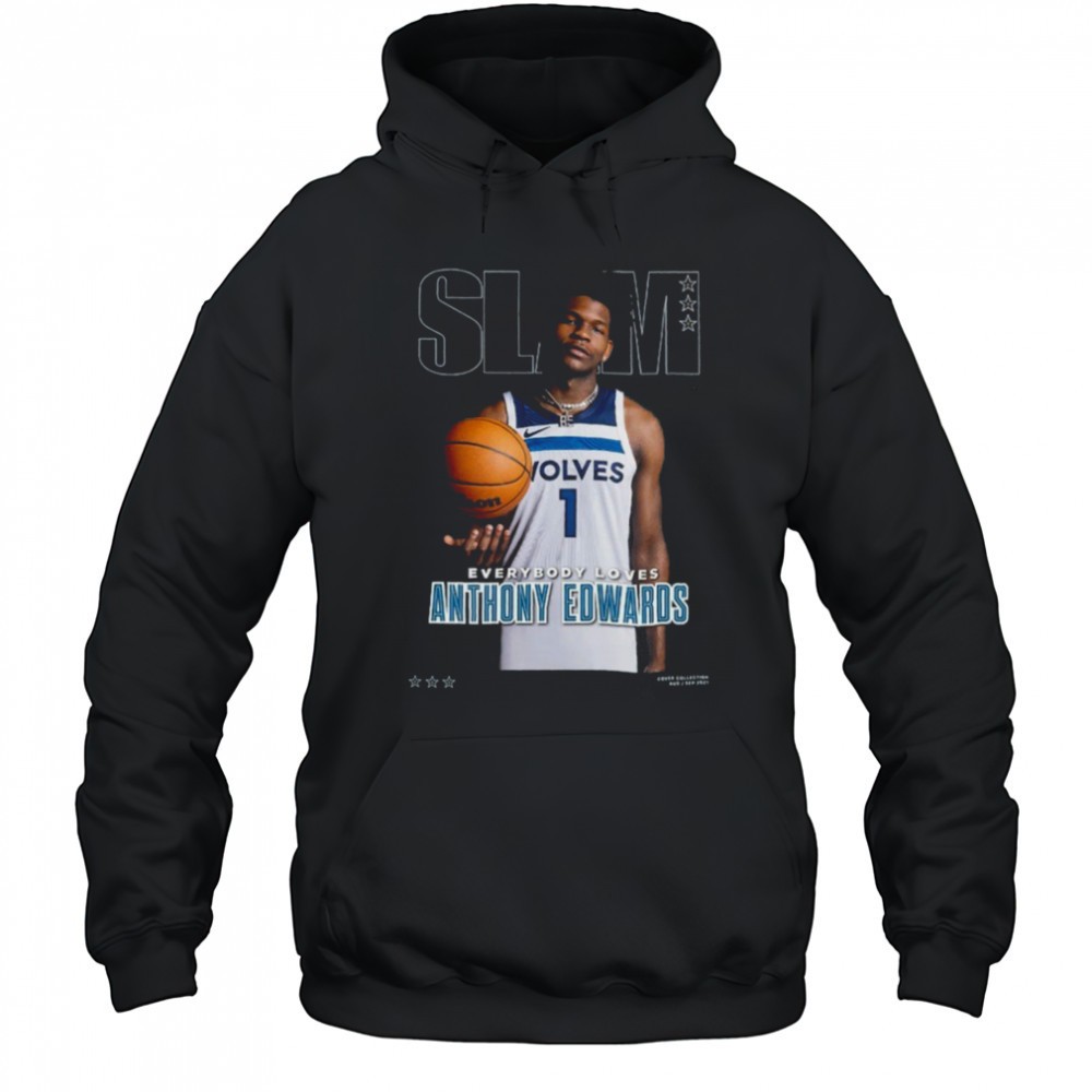 Anthony Edwards Minnesota Timberwolves SLAM Cover T Shirt