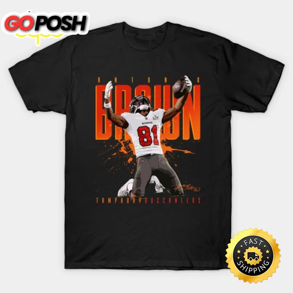 Antonio Brown 81 Black T-shirt