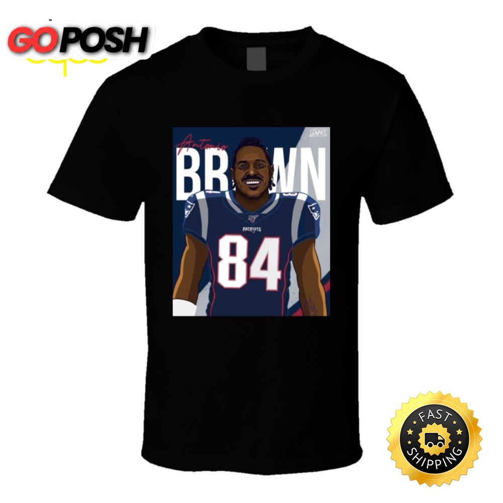 Antonio Brown 84 Black T-shirt