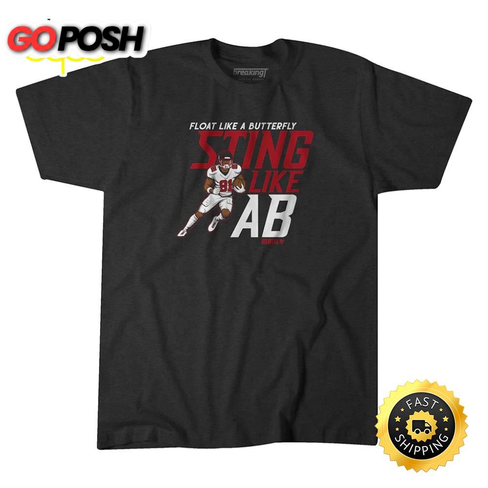 ANTONIO BROWN FLOAT LIKE A BUTTERFLY STING LIKE AB T-shirt