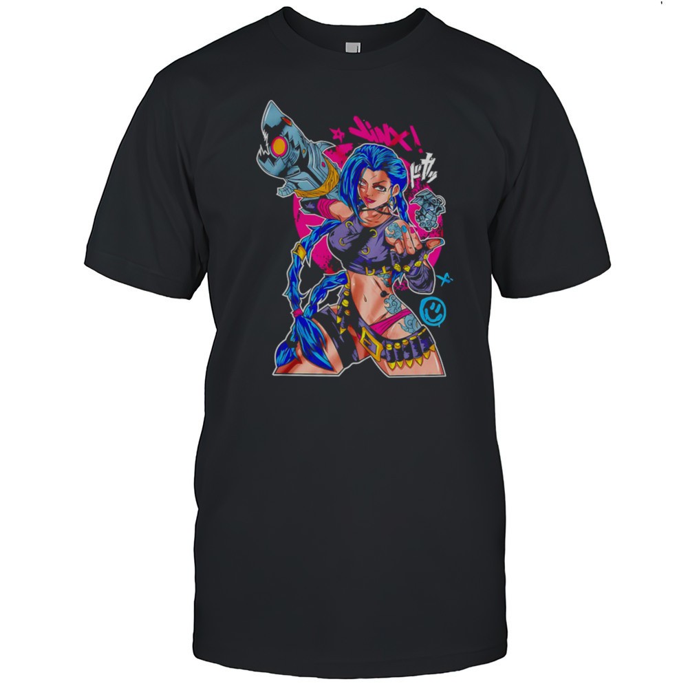 arcane-jinx-anime-graphic-shirt-jnjcktbt Arcane Jinx Anime Graphic Shirt