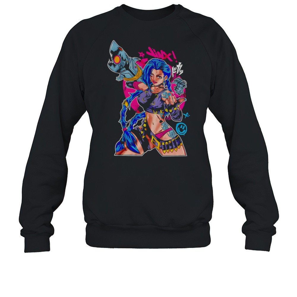 Arcane Jinx Anime Graphic Shirt