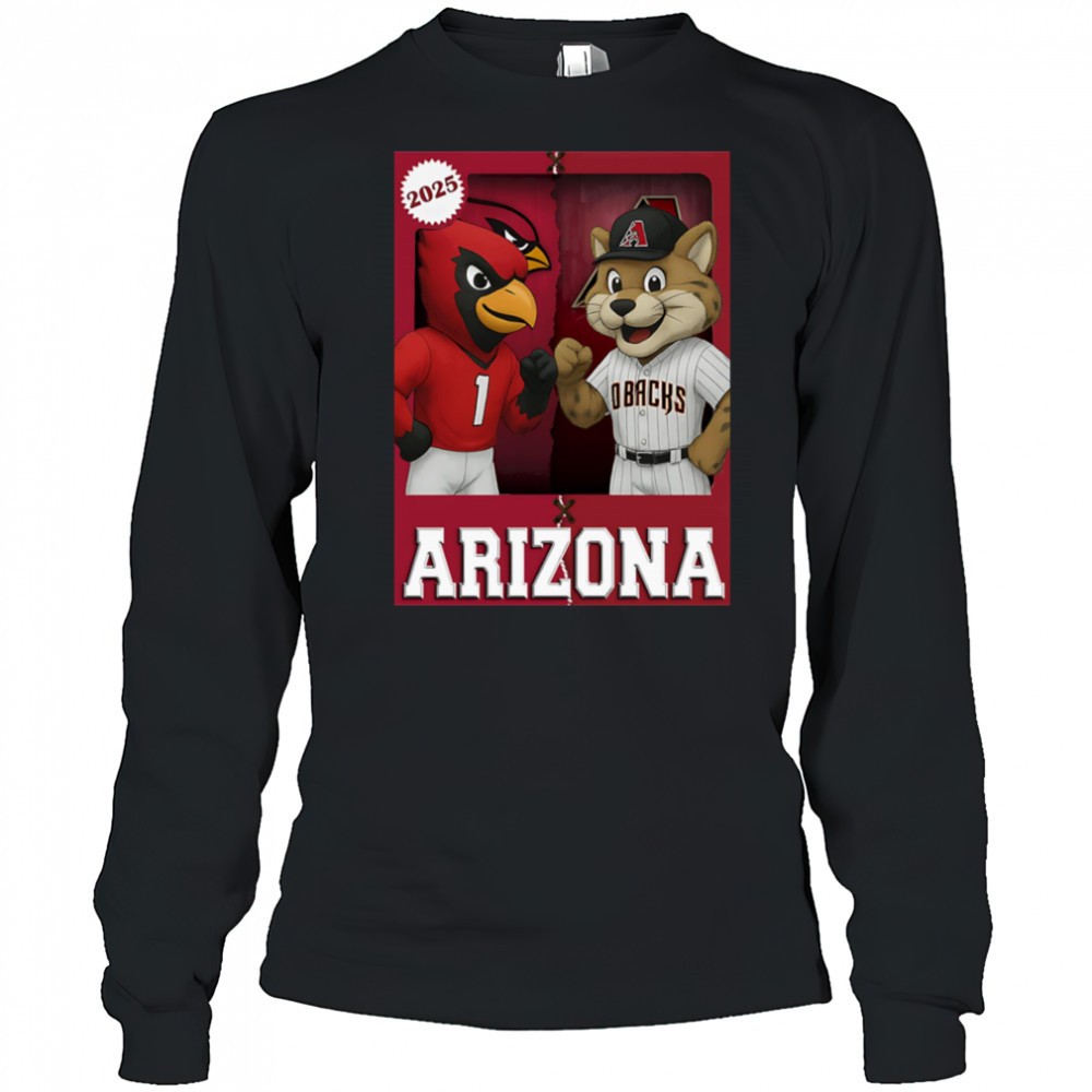 arizona-cardinals-and-arizona-diamondbacks-mascot-play-card-shirt-ykcjoxiw Arizona Cardinals and Arizona Diamondbacks mascot play card shirt