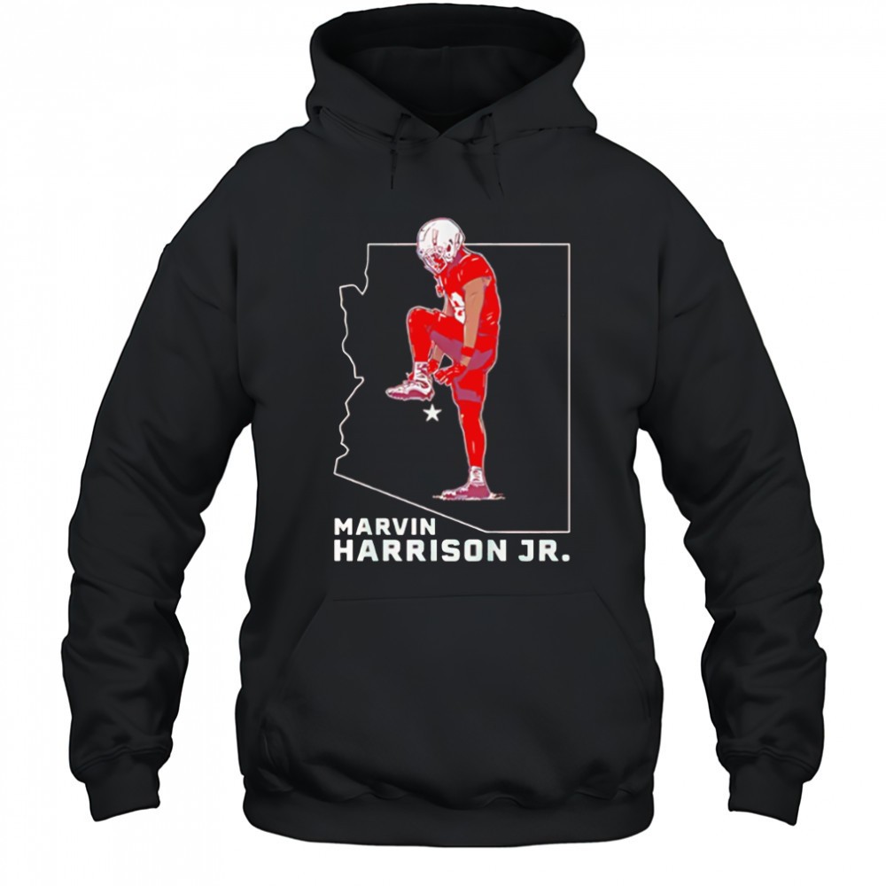 Arizona Cardinals Marvin Harrison Jr State Star Footnall shirt