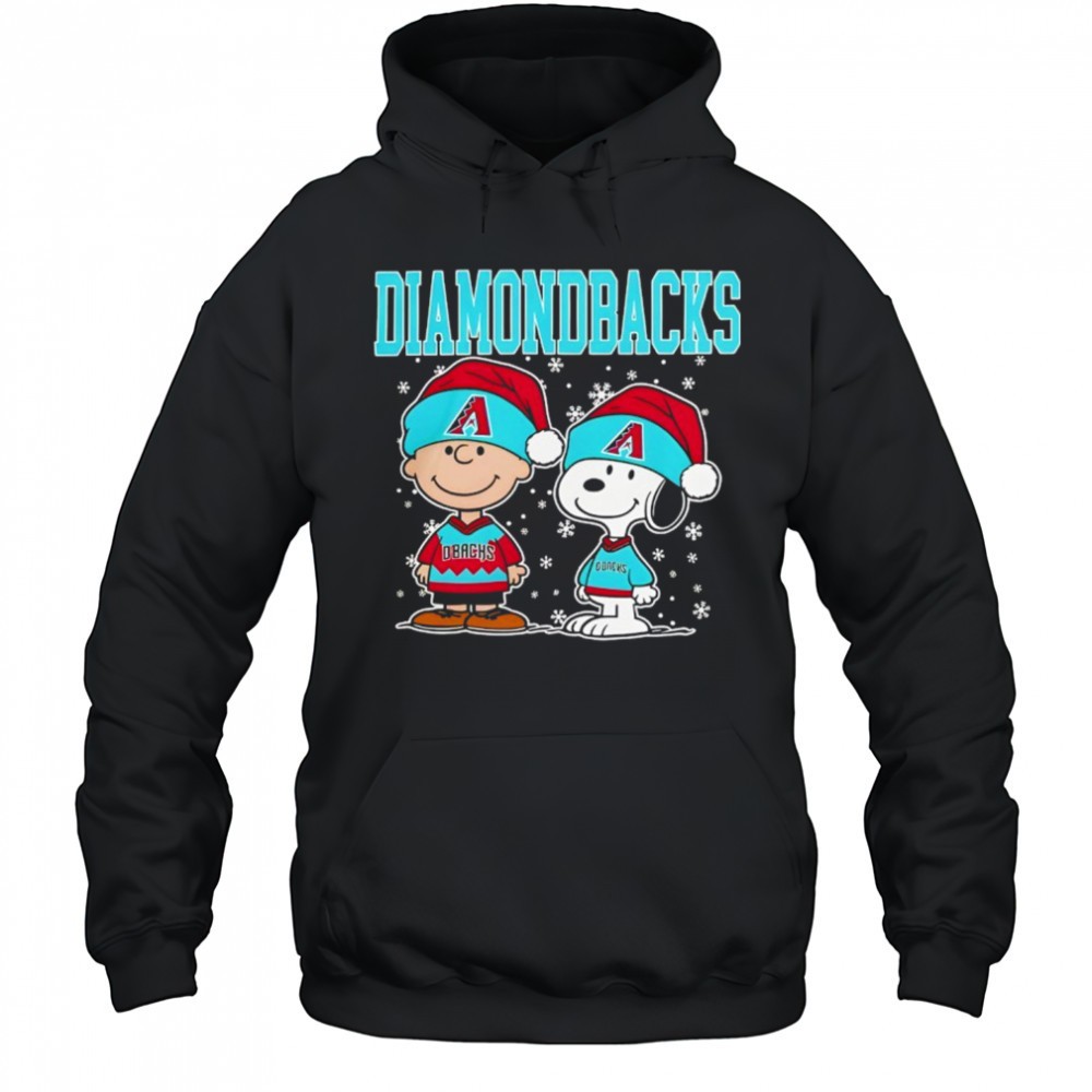 Arizona Diamondbacks Snoopy Charlie Brown Christmas Baseball shirt