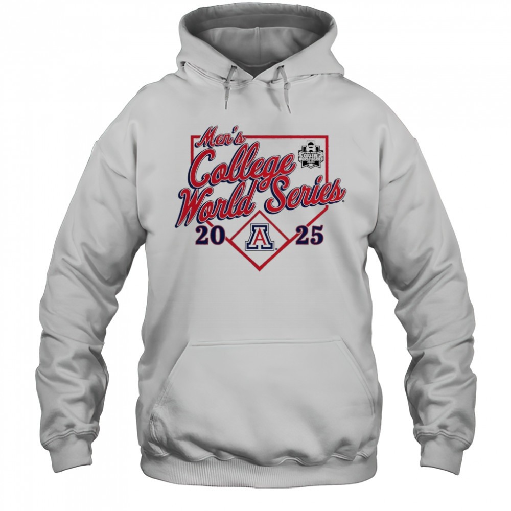 Arizona Wildcats 2025 NCAA Baseball Mens College World Series Bullpen Ace Shirt