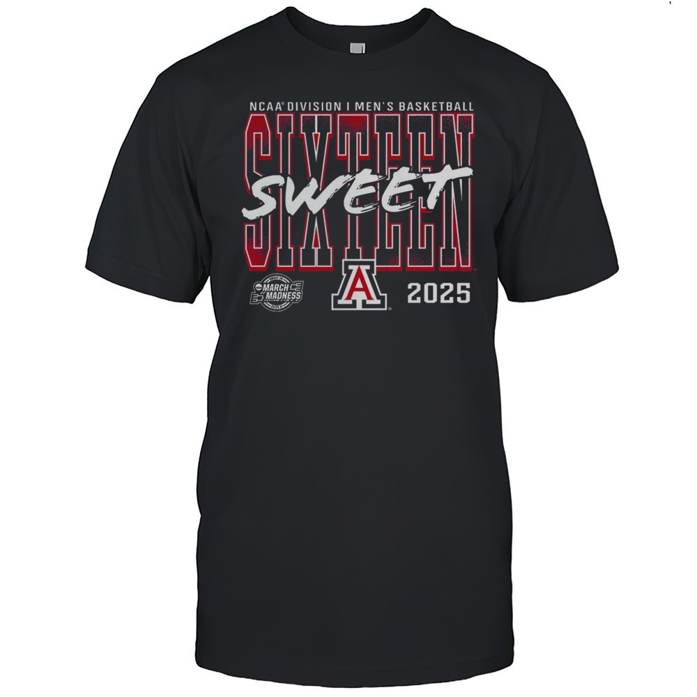 arizona-wildcats-2025-ncaa-mens-basketball-tournament-march-madness-sweet-16-shi-ddfa0jww Arizona Wildcats 2025 NCAA Mens Basketball Tournament March Madness Sweet 16 Shirt