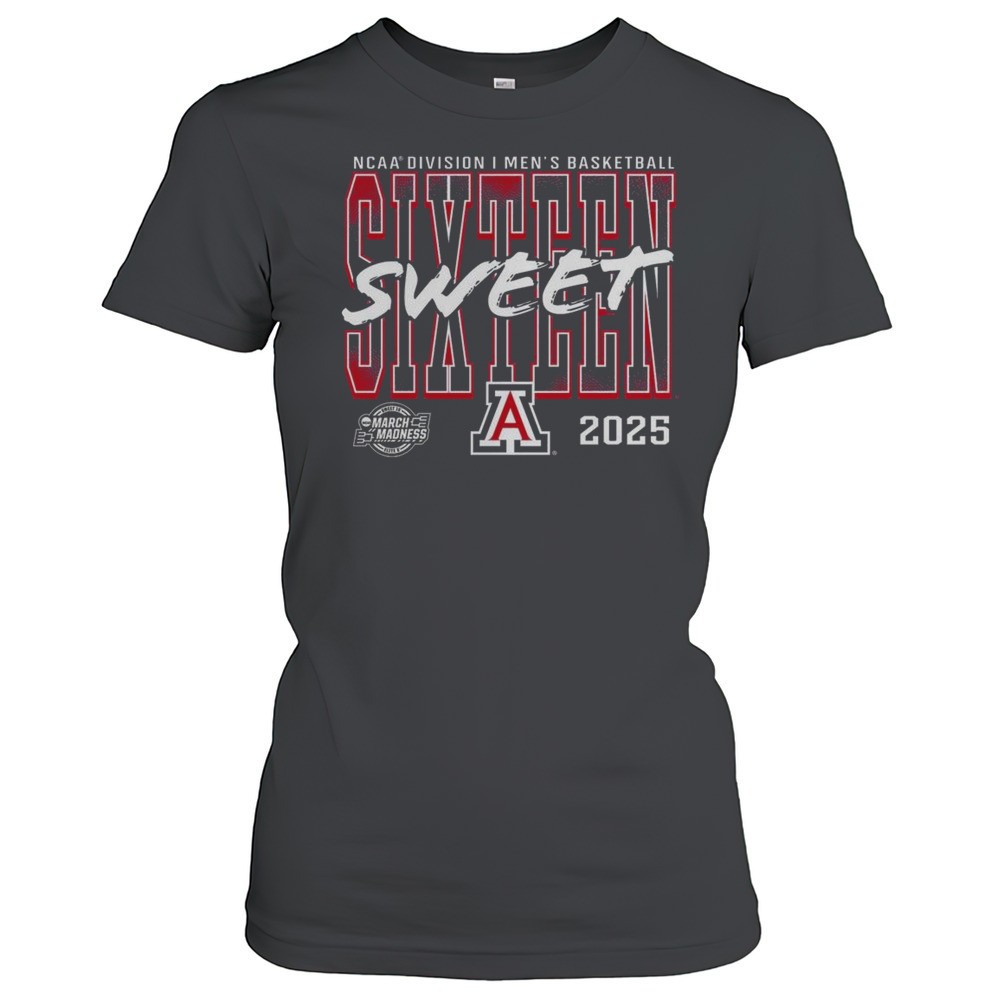 arizona-wildcats-2025-ncaa-mens-basketball-tournament-march-madness-sweet-16-shi-ddfa0jww Arizona Wildcats 2025 NCAA Mens Basketball Tournament March Madness Sweet 16 Shirt