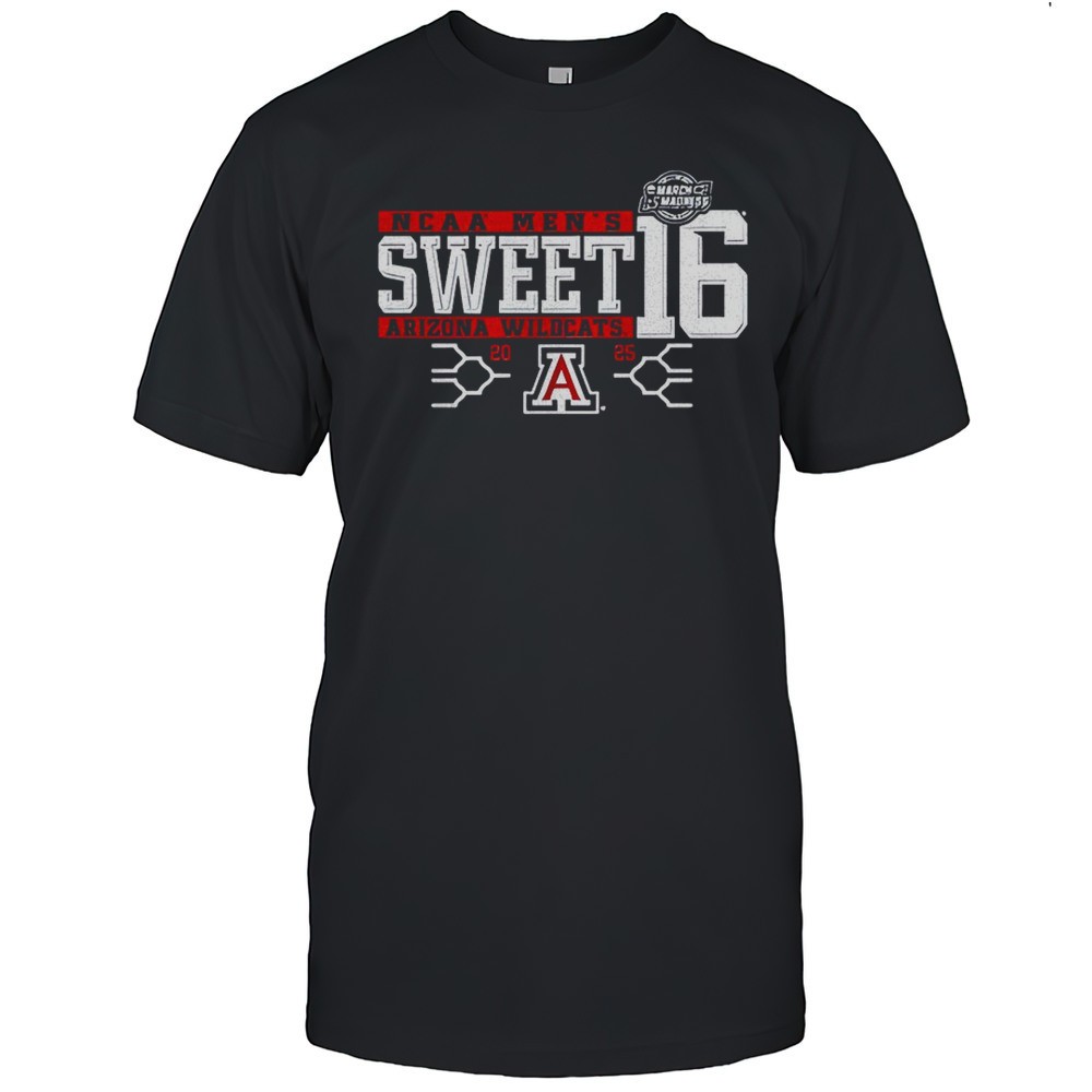 arizona-wildcats-sweet-16-ncaa-mens-march-madness-shirt-cskb3ya0 Arizona Wildcats Sweet 16 NCAA Mens March Madness Shirt