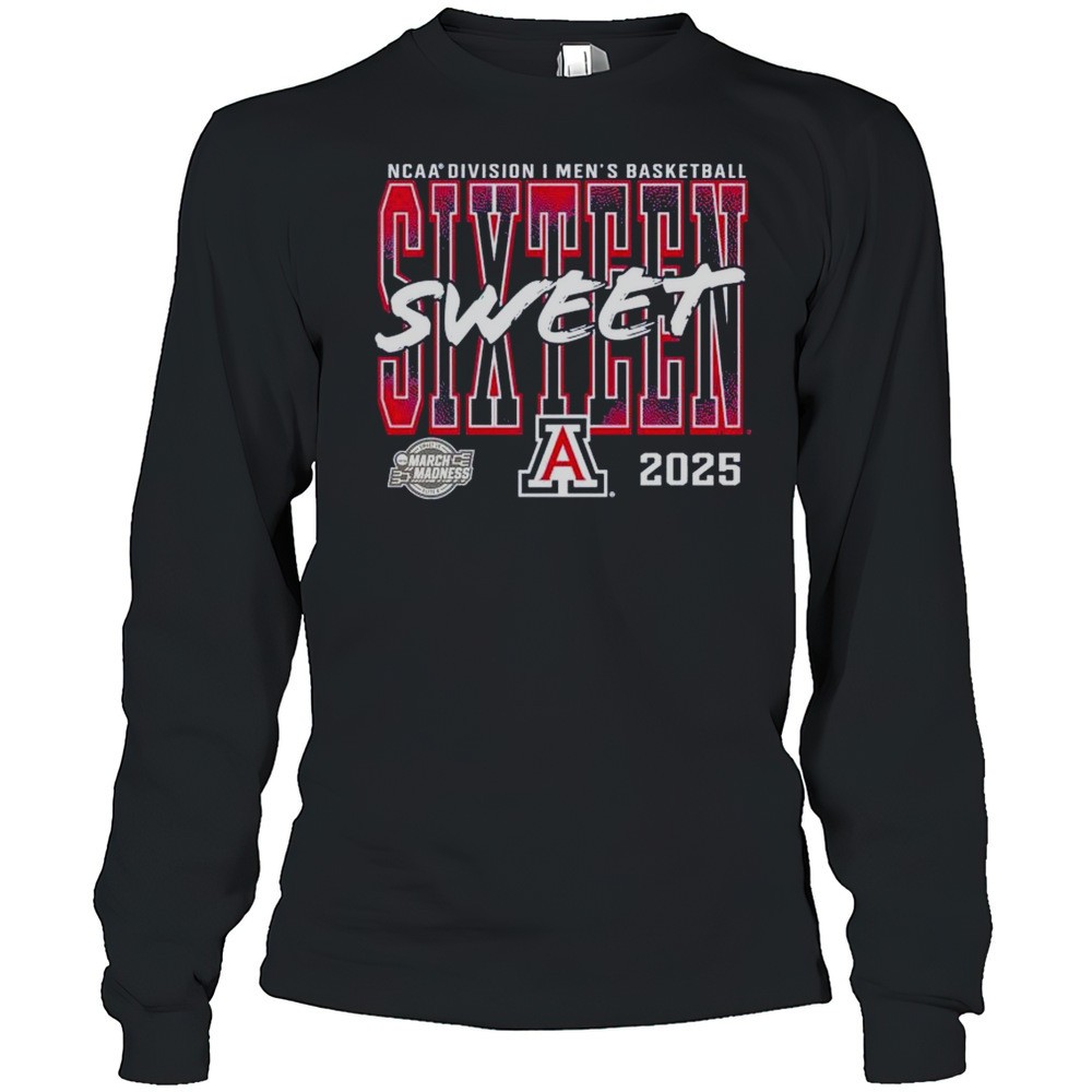 arizona-wildcats-sweet-sixteen-2025-ncaa-mens-basketball-march-madness-shirt-giablcji Arizona Wildcats Sweet Sixteen 2025 NCAA Mens Basketball March Madness Shirt
