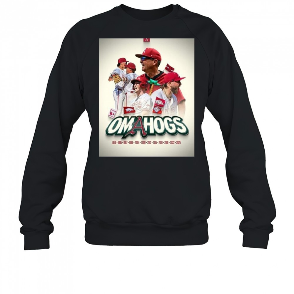 arkansas-baseball-omahogs-2025-ncaa-super-regional-champions-home-decor-poster-t-hiea25wf Arkansas Baseball Omahogs 2025 NCAA Super Regional Champions Home Decor Poster T-Shirt