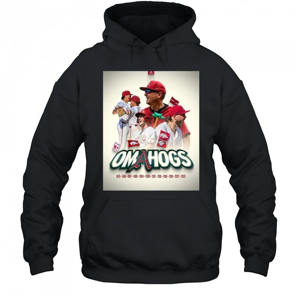 Arkansas Baseball Omahogs 2025 NCAA Super Regional Champions Home Decor Poster T-Shirt