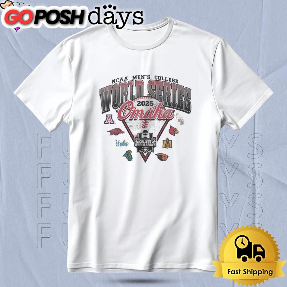 Arkansas Razorbacks 2025 Eight At The Plate T Shirt