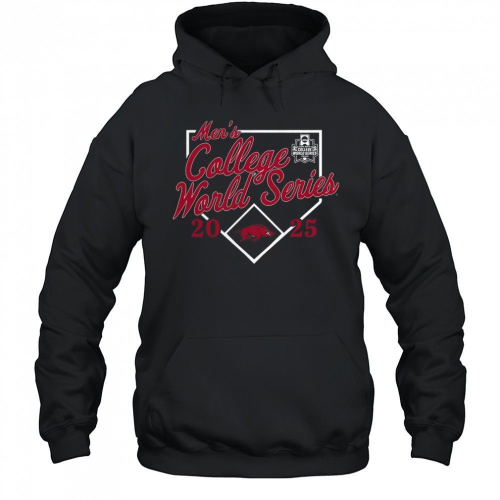 Arkansas Razorbacks 2025 NCAA Baseball Mens College World Series Bullpen Ace Shirt