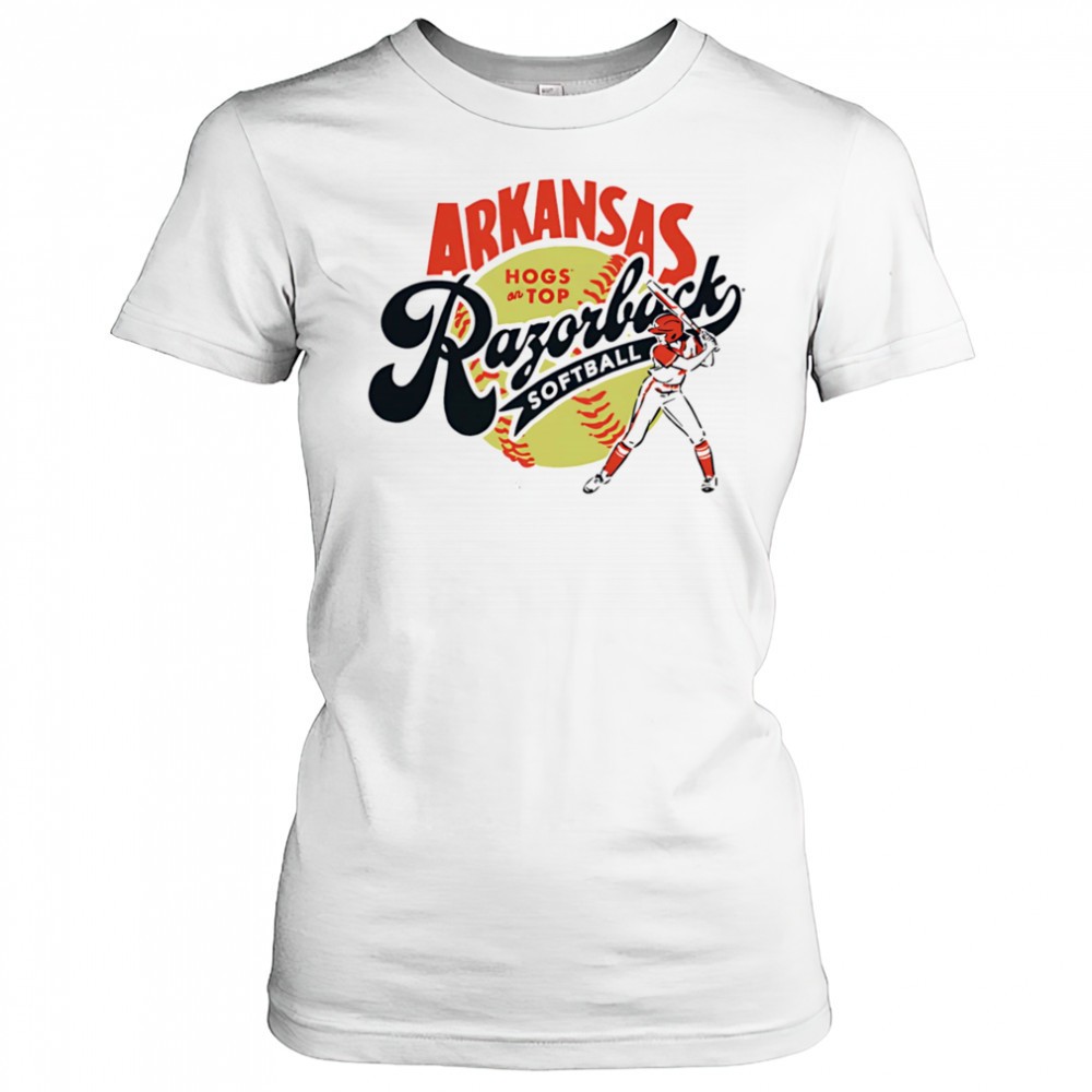 arkansas-razorbacks-softball-hogs-on-top-shirt-iu8ll6lc Arkansas Razorbacks Softball Hogs on top shirt