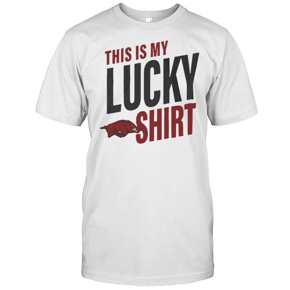 arkansas-razorbacks-this-is-my-lucky-shirt-76u5dplm Arkansas Razorbacks This Is My Lucky Shirt