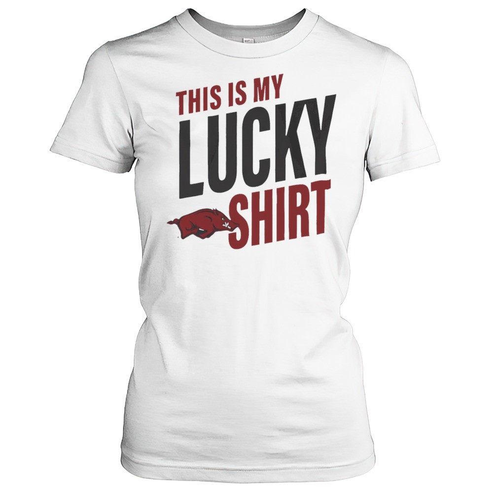 arkansas-razorbacks-this-is-my-lucky-shirt-76u5dplm Arkansas Razorbacks This Is My Lucky Shirt