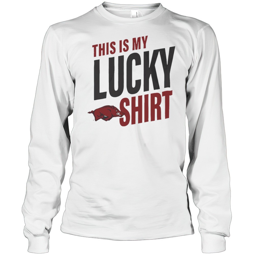 arkansas-razorbacks-this-is-my-lucky-shirt-76u5dplm Arkansas Razorbacks This Is My Lucky Shirt
