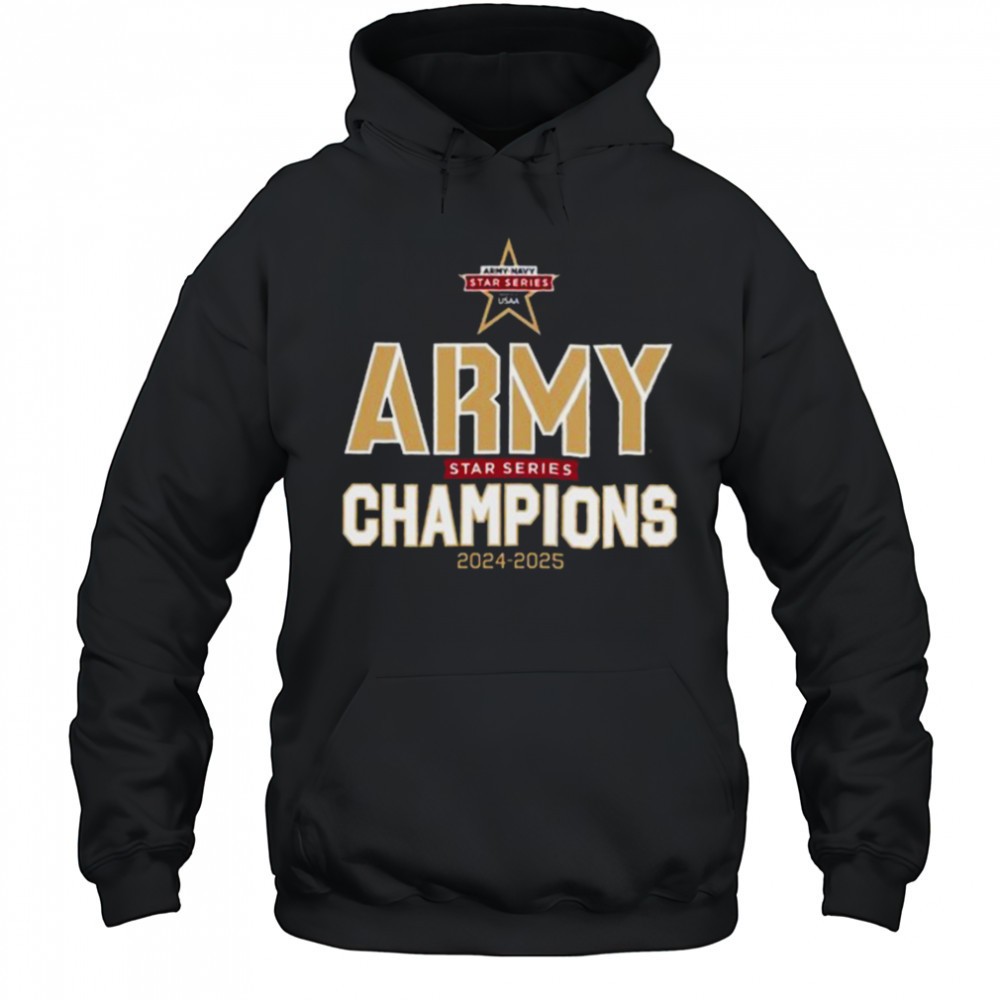 Army Black Knights 2025 Star Series Champions T Shirt