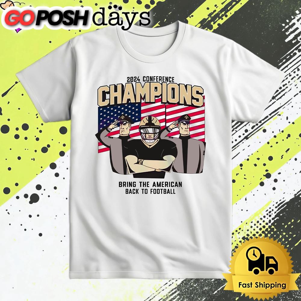 Army Black Knights Football 2024 Conference Champions T Shirt