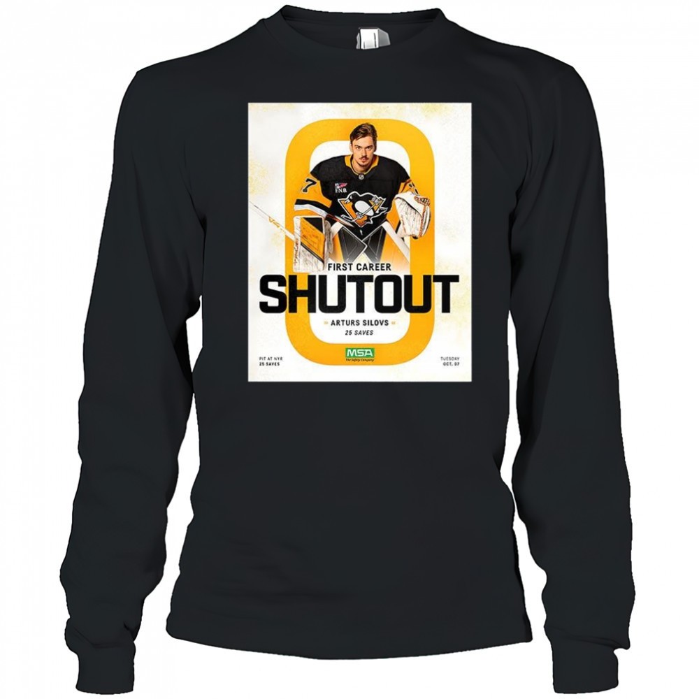 arturs-silovs-pittsburgh-penguins-first-career-shutout-shirt-4wufi6r1 Arturs Silovs Pittsburgh Penguins first career shutout shirt