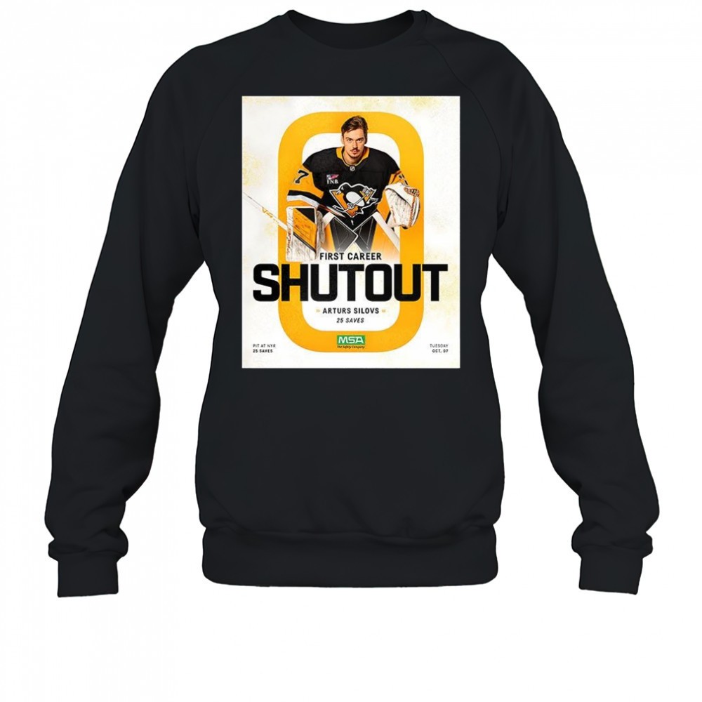 arturs-silovs-pittsburgh-penguins-first-career-shutout-shirt-4wufi6r1 Arturs Silovs Pittsburgh Penguins first career shutout shirt