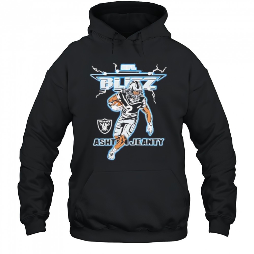 Ashton jeanty NFL blitz las vegas raiders shirt