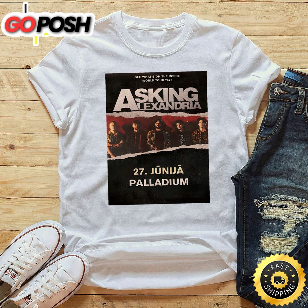 Asking Alexandria. See Whats On The Inside World Tour 2025 Unisex Tshirt