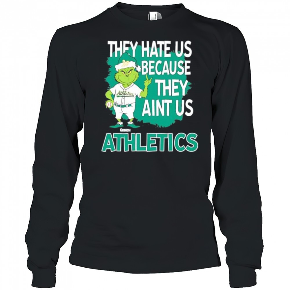 athletics-grinch-christmas-they-hate-us-aint-us-shirt-jc78wnjr Athletics Grinch Christmas They Hate Us Aint Us shirt