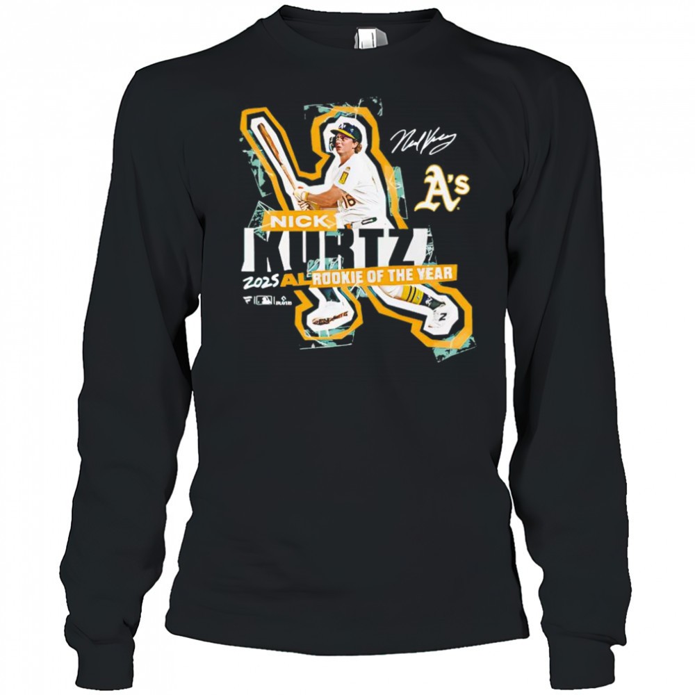 athletics-nick-kurtz-2025-american-league-rookie-of-the-year-shirt-nsodg4f6 Athletics Nick Kurtz 2025 American League Rookie of the Year shirt