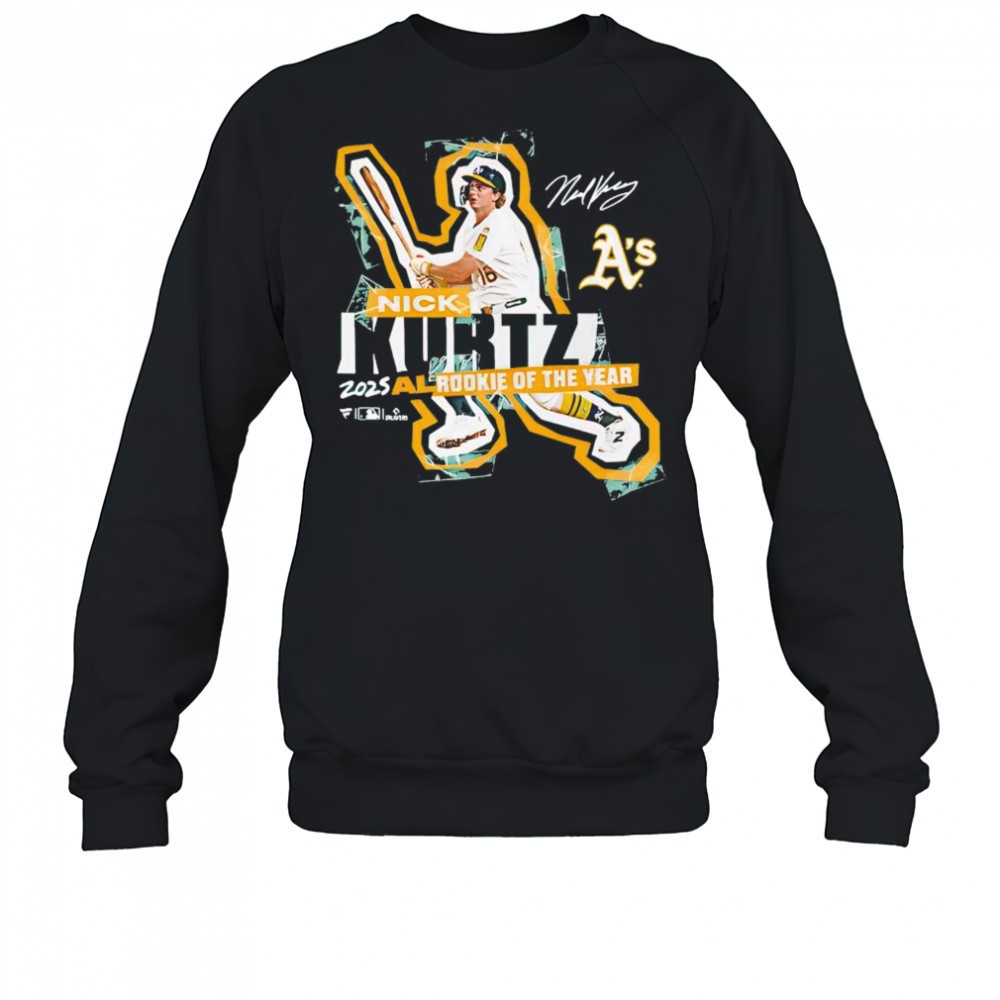 athletics-nick-kurtz-2025-american-league-rookie-of-the-year-shirt-nsodg4f6 Athletics Nick Kurtz 2025 American League Rookie of the Year shirt