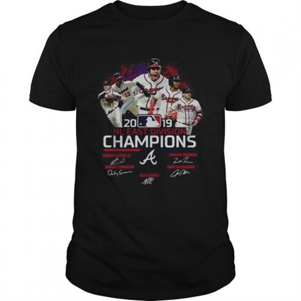 atlanta-braves-2019-nl-east-division-champions-signature-shirt-ju7vm6qy Atlanta Braves 2019 NL east division champions signature shirt