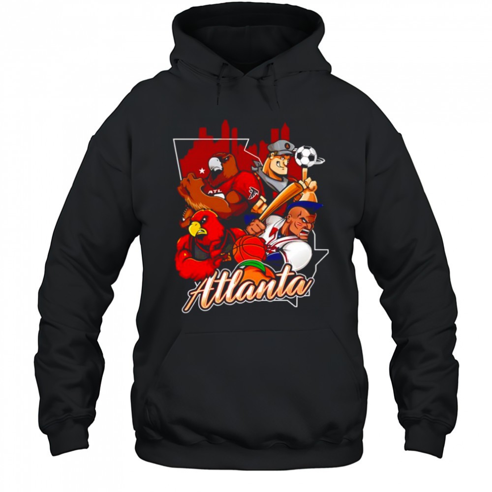 Atlanta sports mascot shirt