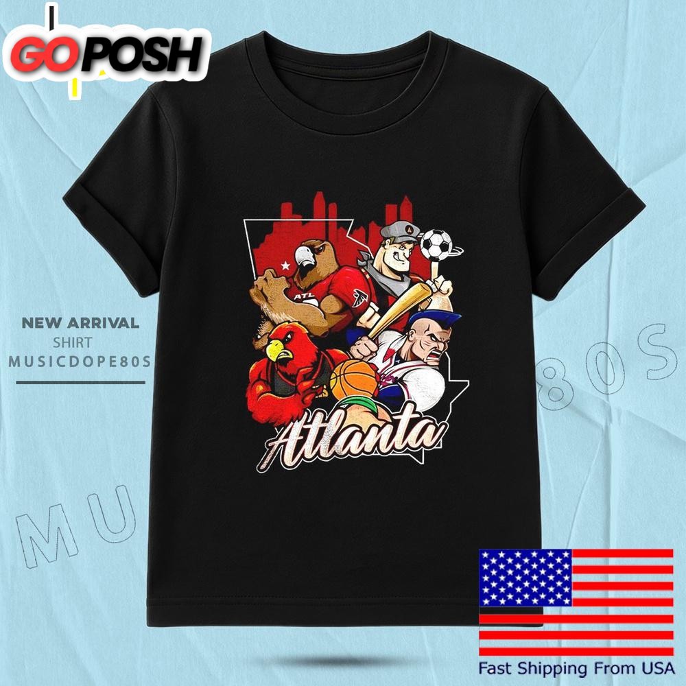 Atlanta Sports Team Mascot T Shirt