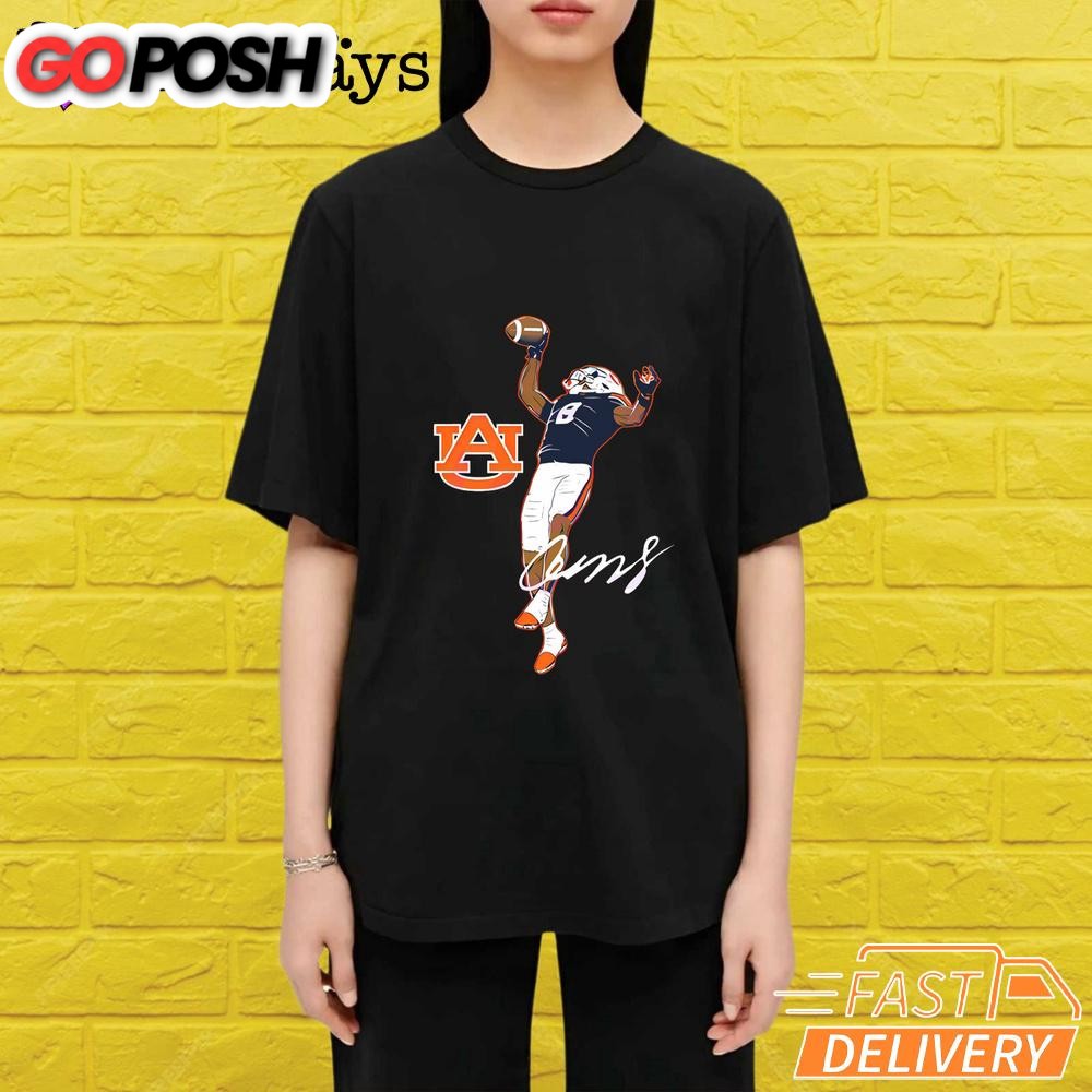 auburn-football-cam-coleman-superstar-pose-t-shirt-t08wvlty Auburn Football Cam Coleman Superstar Pose T-Shirt