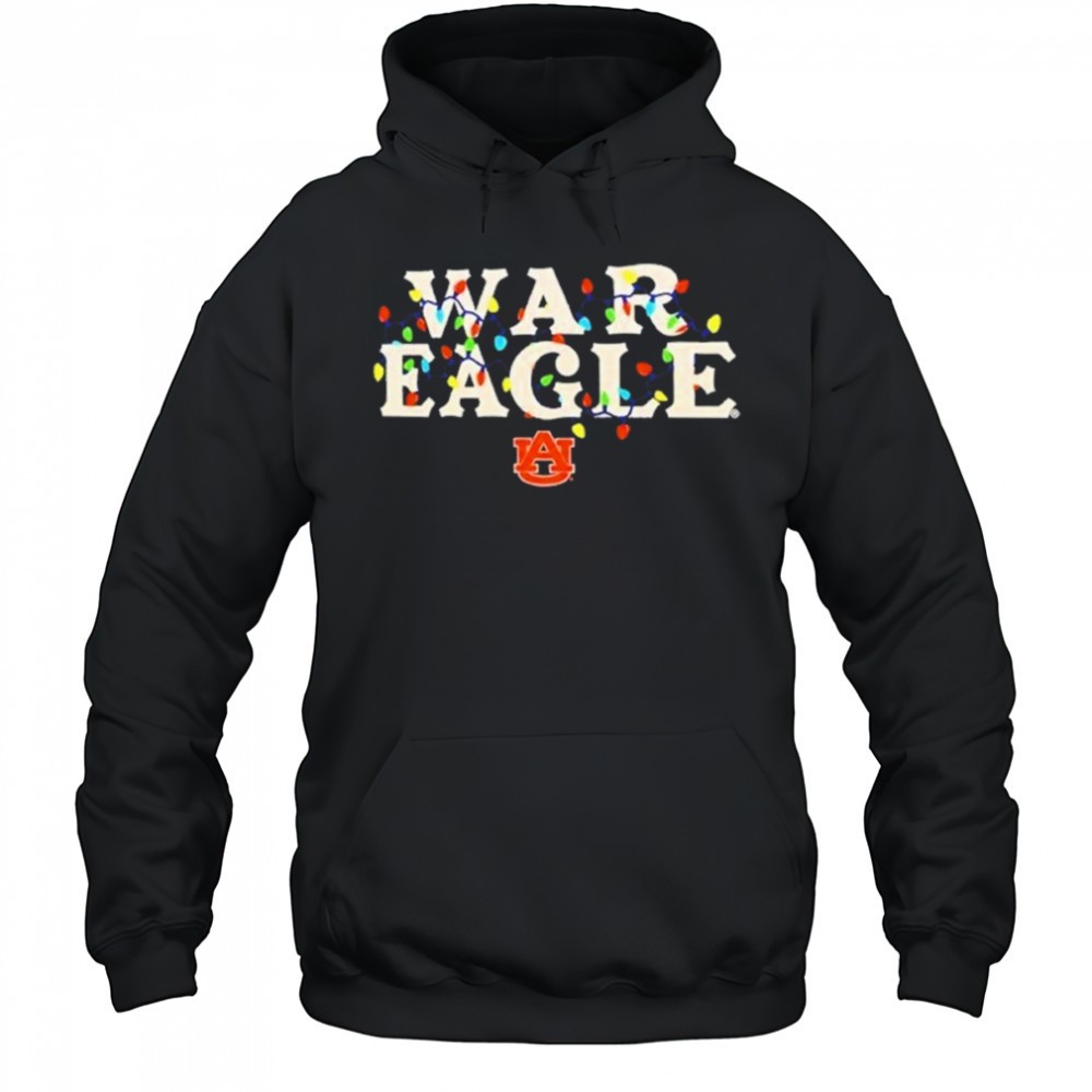 Auburn Tigers War Eagle String Lights Christmas T-shirt