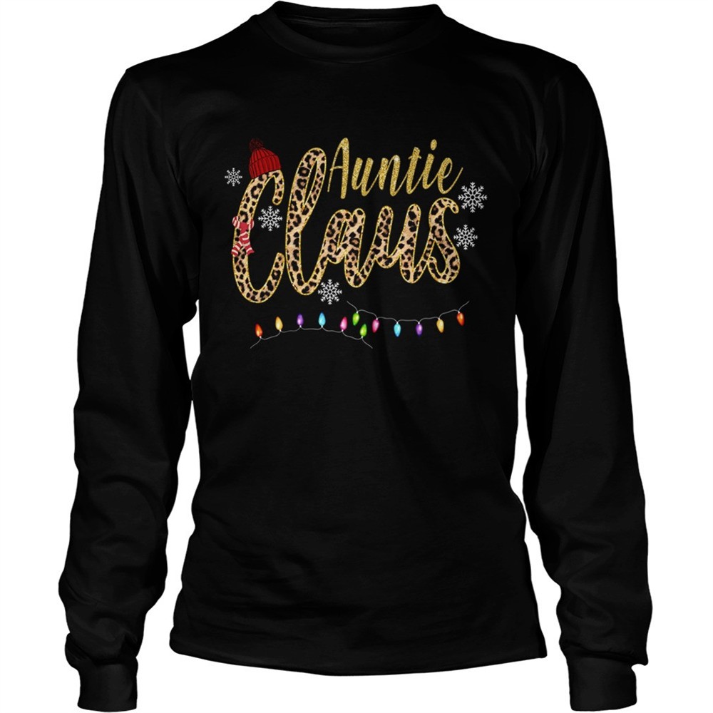 auntie-claus-leopard-christmas-shirt-wmgncrfv Auntie Claus Leopard Christmas shirt