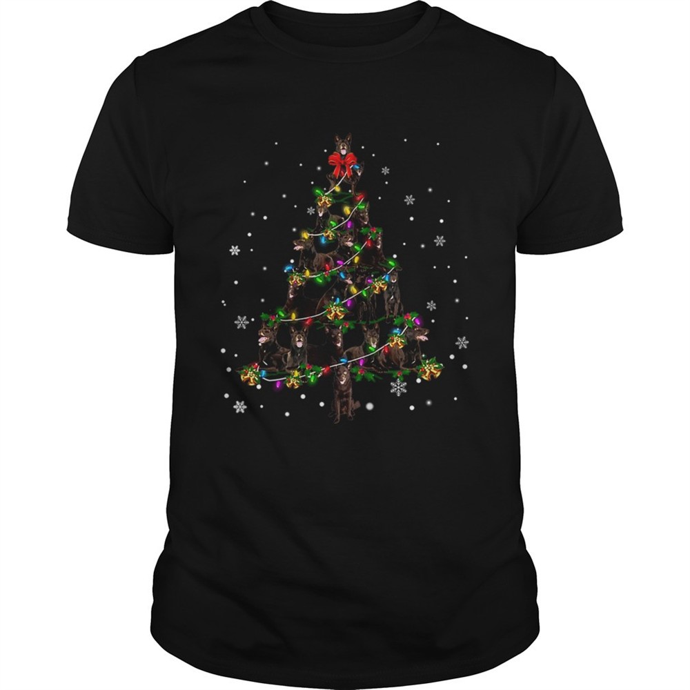 australian-kelpie-christmas-tree-tshirt-ebb137t0 Australian Kelpie Christmas Tree TShirt