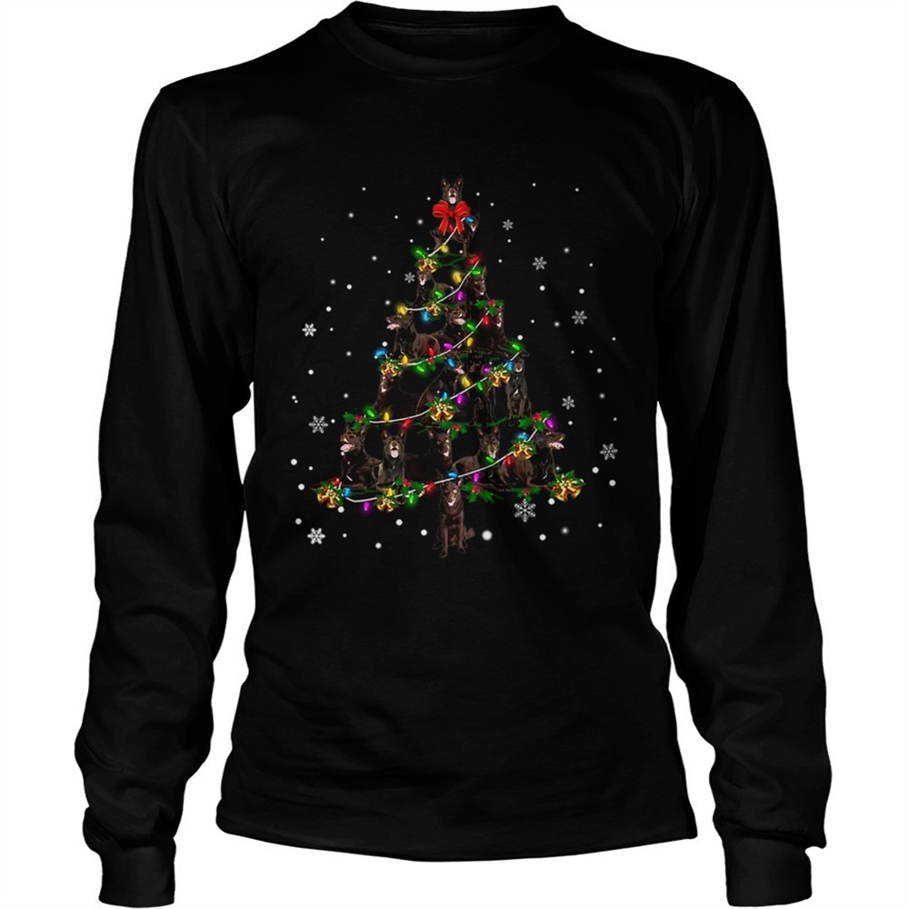 australian-kelpie-christmas-tree-tshirt-ebb137t0 Australian Kelpie Christmas Tree TShirt