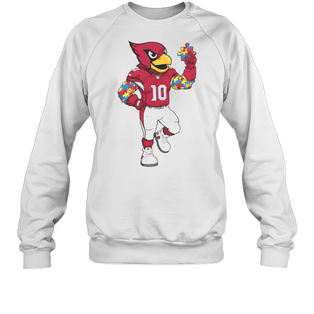 Autism Awareness Arizona Cardinals Mascot 2025 Shirt