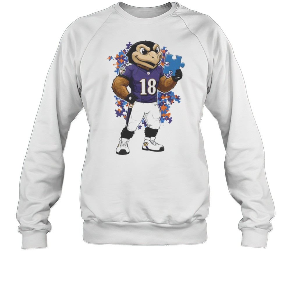 Autism Awareness Baltimore Ravens Mascot 2025 Shirt